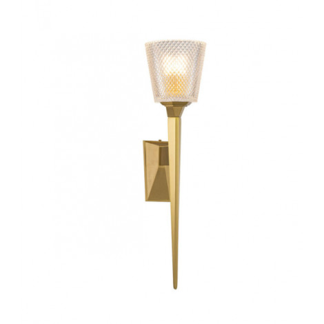 Applique murale Verity Verre,Acier Laiton brossé|Appliques murales|Luminaire Center