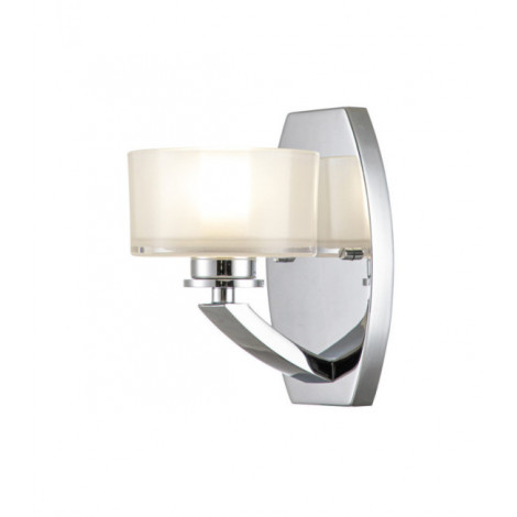 Applique murale Hinkley Verre Opale,Acier Chrome poli|Appliques murales|Luminaire Center