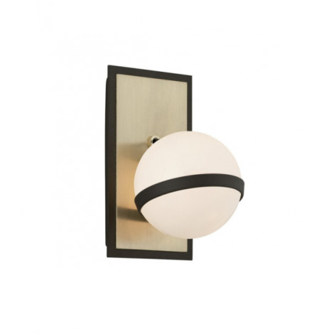 Applique murale Ace Fer travaillé à la main Bronze texturé Laiton brossé|Appliques murales|Luminaire Center