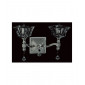 Applique murale Bresica Nickel|Appliques murales|Luminaire Center