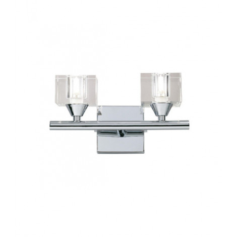 Applique murale Cuadrax Chrome poli|Appliques murales|Luminaire Center