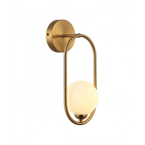 Applique murale Lupus Verre,Acier Blanc, Bronze Antique|Appliques murales|Luminaire Center