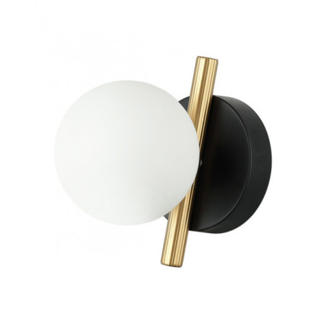 Applique murale Reverso Verre,Acier Noir,Or|Appliques murales|Luminaire Center