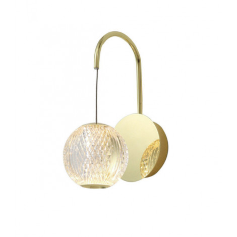 Applique murale Rosario Verre,acier,aluminium Or|Appliques murales|Luminaire Center