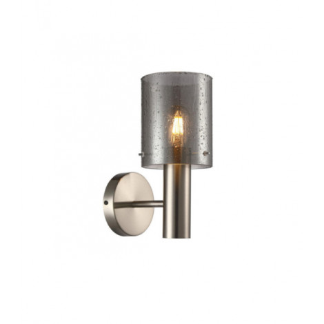 Applique murale Sardo Verre,Acier Nickel satiné|Appliques murales|Luminaire Center