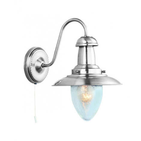 Applique murale Fisherman Argent satiné|Appliques murales|Luminaire Center