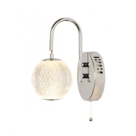 Applique murale Allure Acier doux,acrylique Chrome|Appliques murales|Luminaire Center