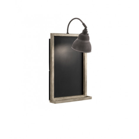 Applique murale Chalkboard Acier Zinc patiné|Appliques murales|Luminaire Center