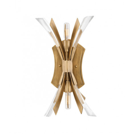 Applique murale Hinkley Cristal,Acier Or bruni|Appliques murales|Luminaire Center