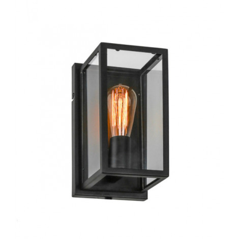 Applique murale Laverno Verre,alliage métallique Noir Mat|Appliques murales|Luminaire Center