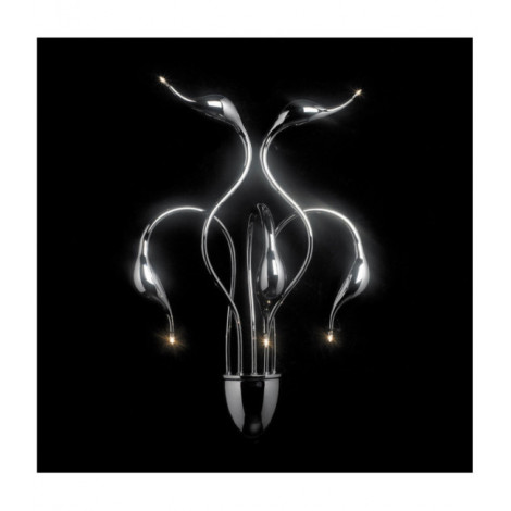 Applique murale Swan Alliage métallique Chrome|Appliques murales|Luminaire Center