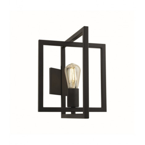 Applique murale Plaza Acier doux Noir mat|Appliques murales|Luminaire Center