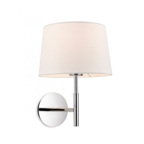 Applique murale Seymour Chrome avec teinte crème|Appliques murales|Luminaire Center