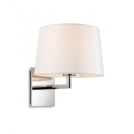 Applique murale Grand Chrome avec teinte crème|Appliques murales|Luminaire Center