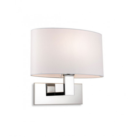 Applique murale Webster Chrome avec teinte crème|Appliques murales|Luminaire Center