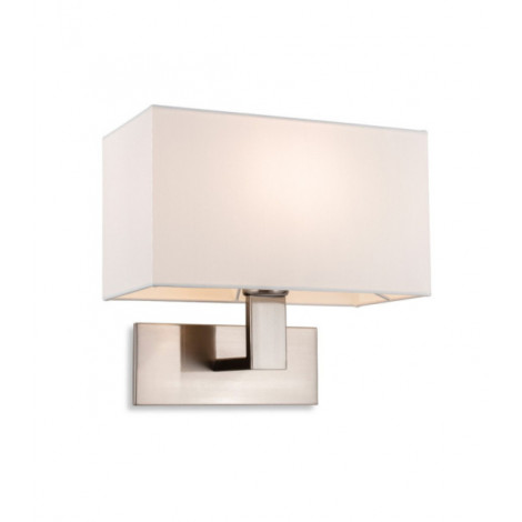 Applique murale Raffles Acier brossé avec teinte crème|Appliques murales|Luminaire Center