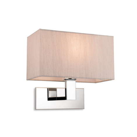 Applique murale Raffles Chrome avec teinte huître|Appliques murales|Luminaire Center