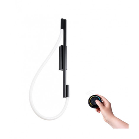 Applique murale LED Galakse Aluminium Noir|Appliques murales|Luminaire Center