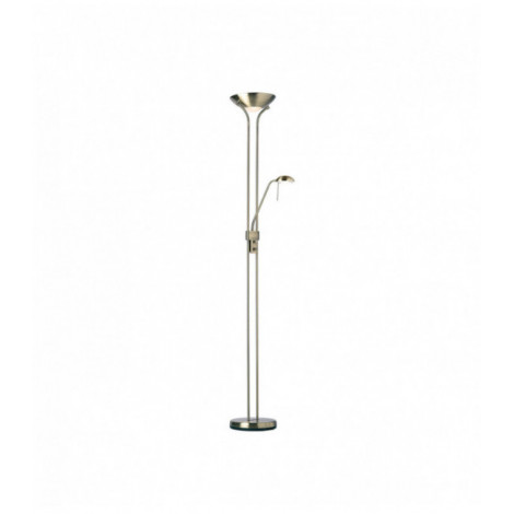 Lampadaire Rome avec liseuse, laiton antique|Lampadaire|Luminaire Center