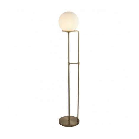 Lampadaire Sphere, laiton antique et verre|Lampadaire|Luminaire Center