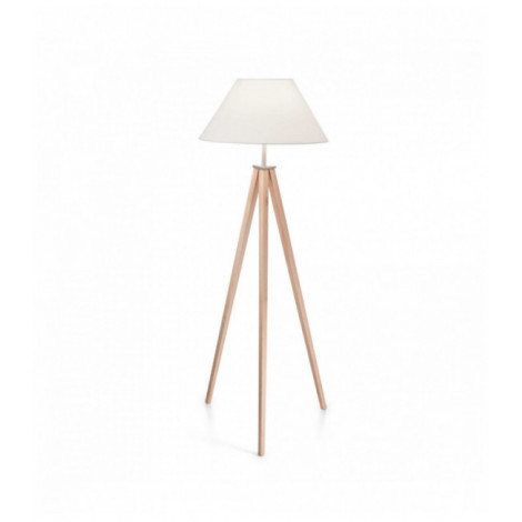 Lampadaire Blanc TRIDENTE 1 ampoule|Lampadaire|Luminaire Center