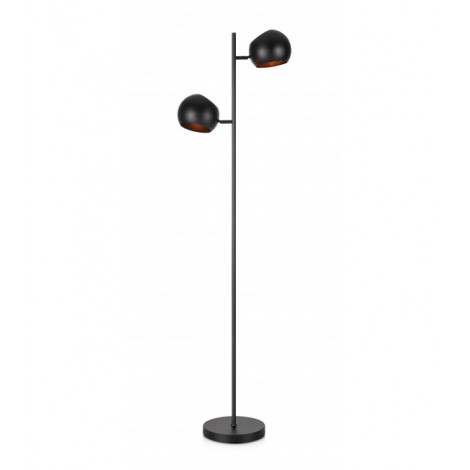 Lampadaire EDGAR Noir 2 ampoules|Lampadaire|Luminaire Center