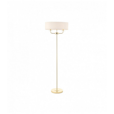 Lampadaire Nixon, laiton et cristal, 2 ampoules|Lampadaire|Luminaire Center