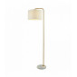 Lampadaire or avec base en marbre blanc|Lampadaire|Luminaire Center