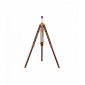 Lampadaire Tripod, manguier et laiton, sans abat-jour|Lampadaire|Luminaire Center