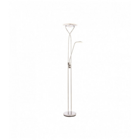 Lampadaire Livorno avec liseuse, chrome|Lampadaire|Luminaire Center