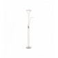 Lampadaire Livorno avec liseuse, chrome|Lampadaire|Luminaire Center
