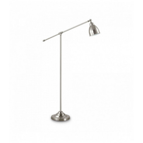 Lampadaire Nickel NEWTON 1 ampoule|Lampadaire|Luminaire Center