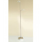 Lampadaire Udine avec variateur 2 Ampoules chrome satiné/verre dépoli|Lampadaire|Luminaire Center