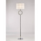 Lampadaire Florence rond avec Abat jour blanc 1 Ampoule chrome poli/cristal|Lampadaire|Luminaire Center