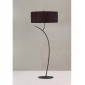 Lampadaire Eve 2 Ampoules E27, anthracite avec Abat jour noir ovale|Lampadaire|Luminaire Center