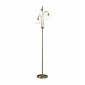 Lampadaire Boston laiton antique et verre opale 3 ampoules|Lampadaire|Luminaire Center