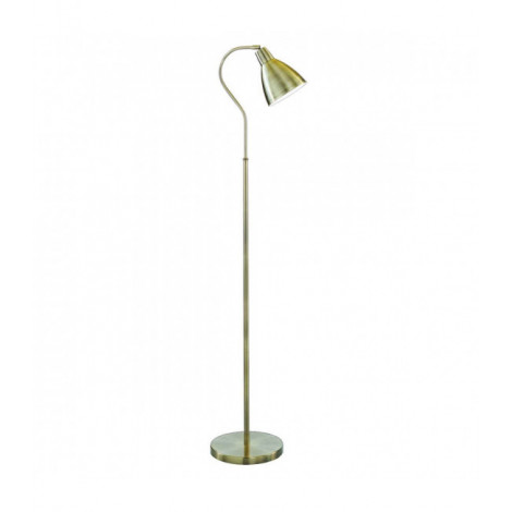 Lampadaire Adjustable 145 cm, en laiton antique|Lampadaire|Luminaire Center