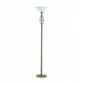 Lampadaire Uplighters, en laiton antique et verre marbré|Lampadaire|Luminaire Center