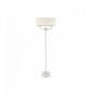 Lampadaire Nixon, nickel brillant et cristal, 2 ampoules|Lampadaire|Luminaire Center