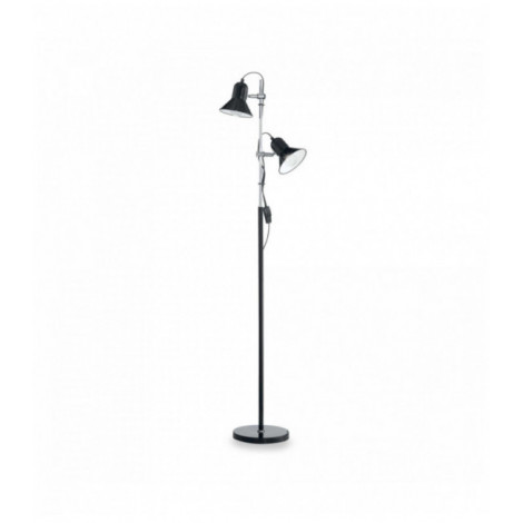 Lampadaire Noir POLLY 2 ampoules|Lampadaire|Luminaire Center