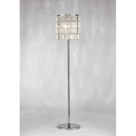 Lampadaire Torre cristal Curtain 5 Ampoules chrome poli|Lampadaire|Luminaire Center