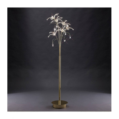 Lampadaire Kenzo 6 Ampoules doré/cristal|Lampadaire|Luminaire Center