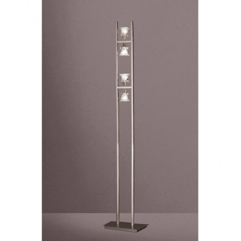 Lampadaire Salomon 4 Ampoules G9, nickel satiné|Lampadaire|Luminaire Center