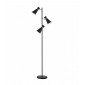 Lampadaire Ashworth noir et chrome poli 3 ampoules|Lampadaire|Luminaire Center