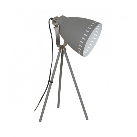 Lampadaire industriel et rétro Franklin Gris satiné sablé|Lampadaire|Luminaire Center