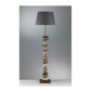 Lampadaire VERA Métal,Tissu Gris|Lampadaire|Luminaire Center