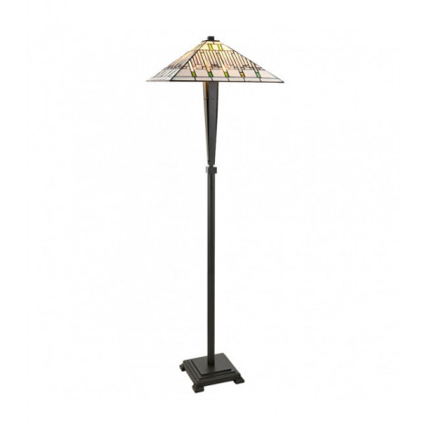 Lampadaire Mission, verre et résine|Lampadaire|Luminaire Center