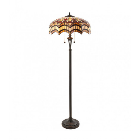 Lampadaire Vesta, verre et métal|Lampadaire|Luminaire Center