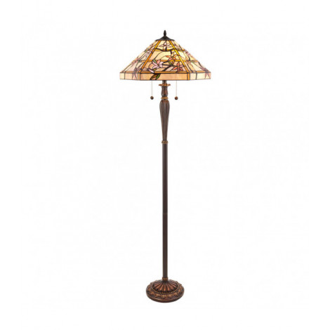 Lampadaire Clematis, verre et résine|Lampadaire|Luminaire Center