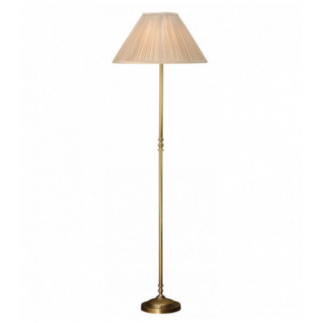 Lampadaire Fitzroy, laiton, abat-jour beige|Lampadaire|Luminaire Center